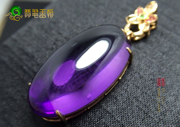 天然紫水晶项链戒指佩戴事项,冰裂的紫晶是否值钱