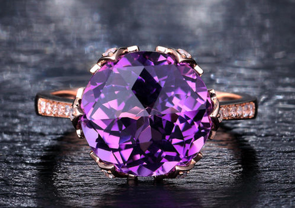 紫水晶戒指佩戴有哪些寓意以及功效作用?